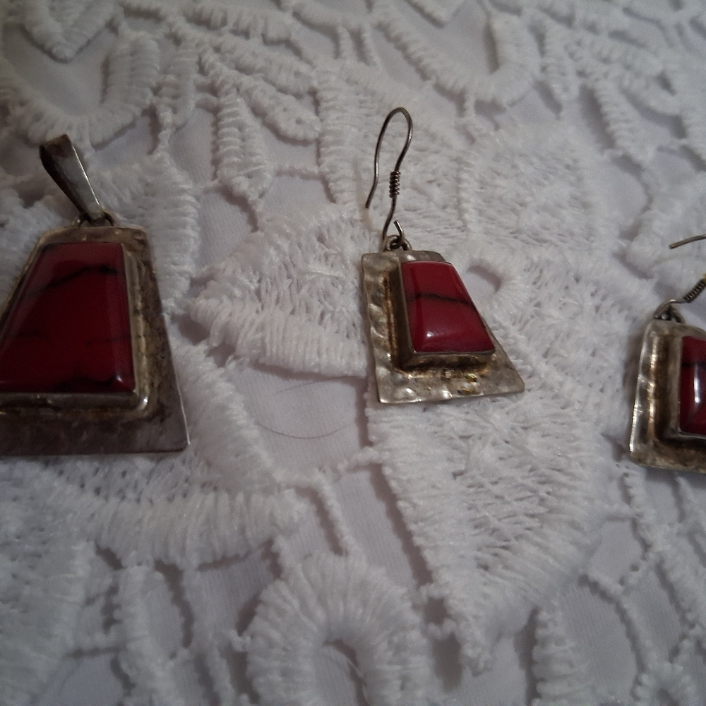 Red Jasper Handmade 925